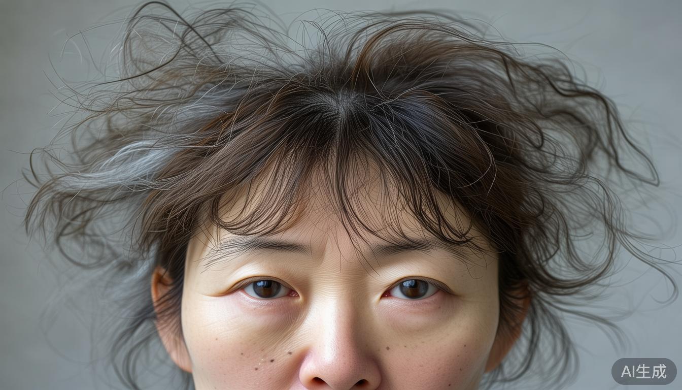 白发困扰多!老年人白发显老,年轻人也因压力早生白发