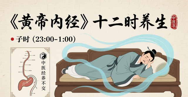 黄帝内经时辰养生指南:失眠怎么办?照着十二时辰吃睡就对了