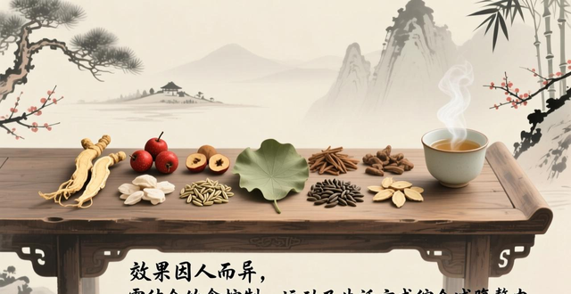 荷叶山楂等中药配方助减大肚子,但要综合调理并遵医嘱