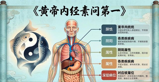 黄帝内经素问第一:人体五系统对应模型及核心理论详解