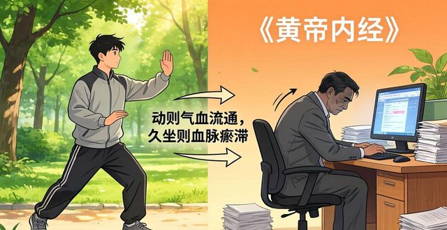 图解黄帝内经:5个不花钱的养生习惯,照着做气血足
