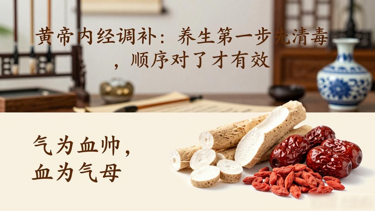 黄帝内经清调补：养生第一步先清毒，顺序对了才有效