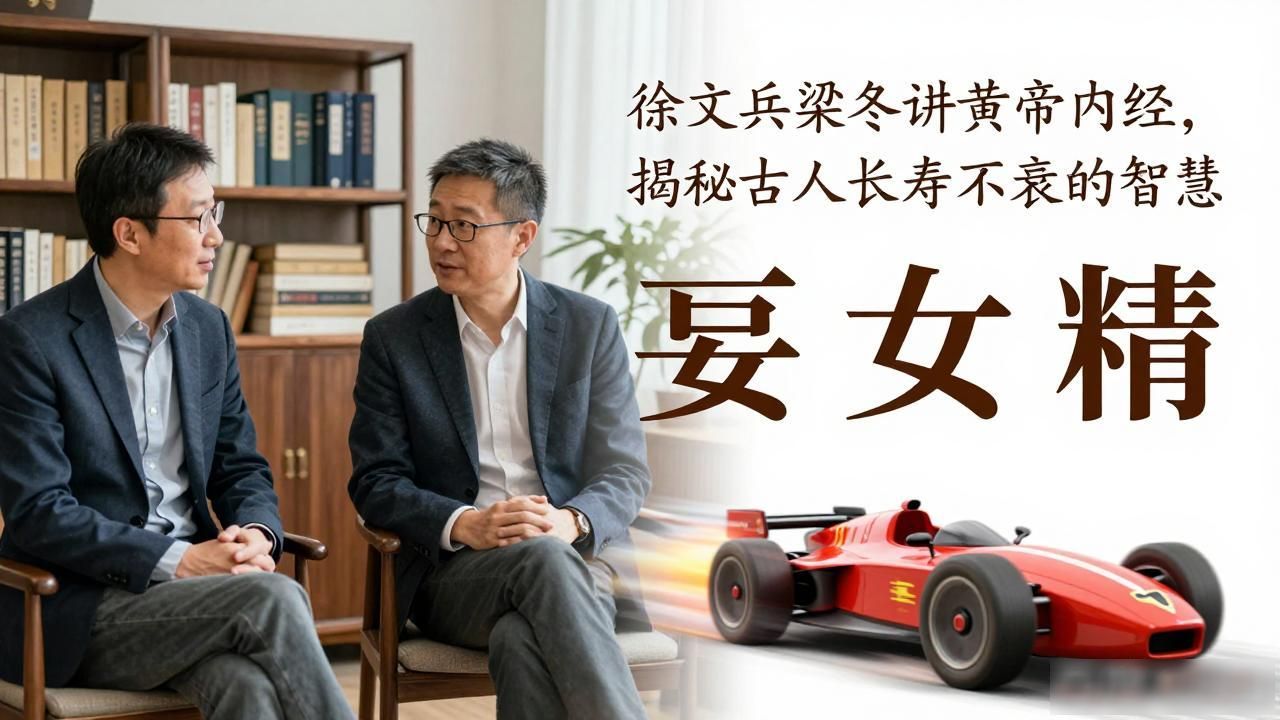 徐文兵梁冬讲黄帝内经,揭秘古人长寿不衰的智慧