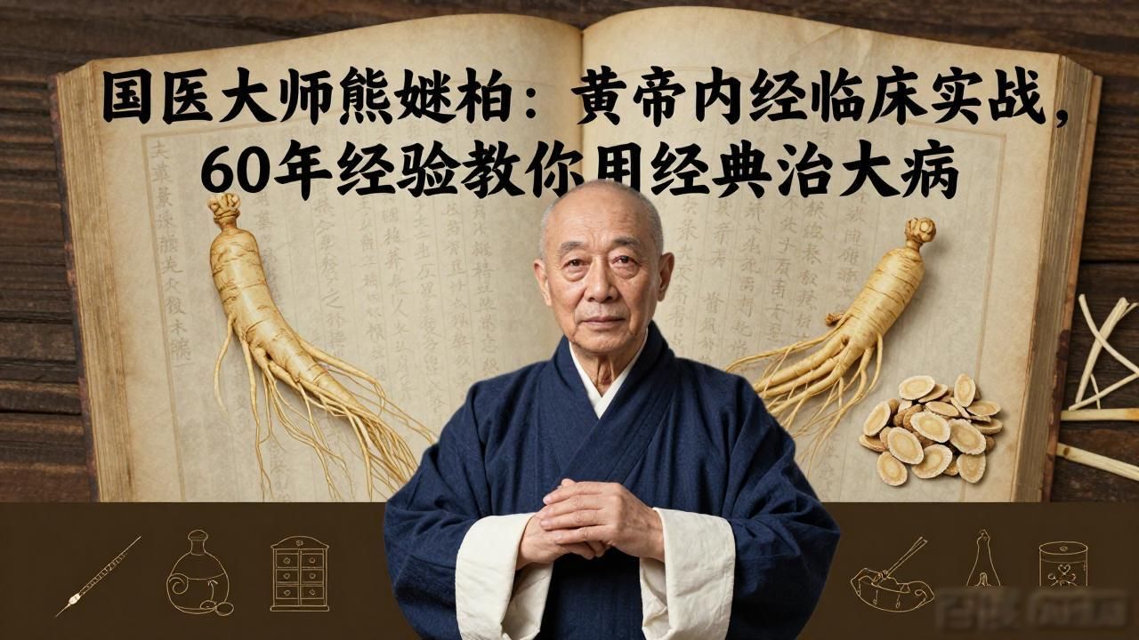 国医大师熊继柏:黄帝内经临床实战,60年经验教你用经典治大病
