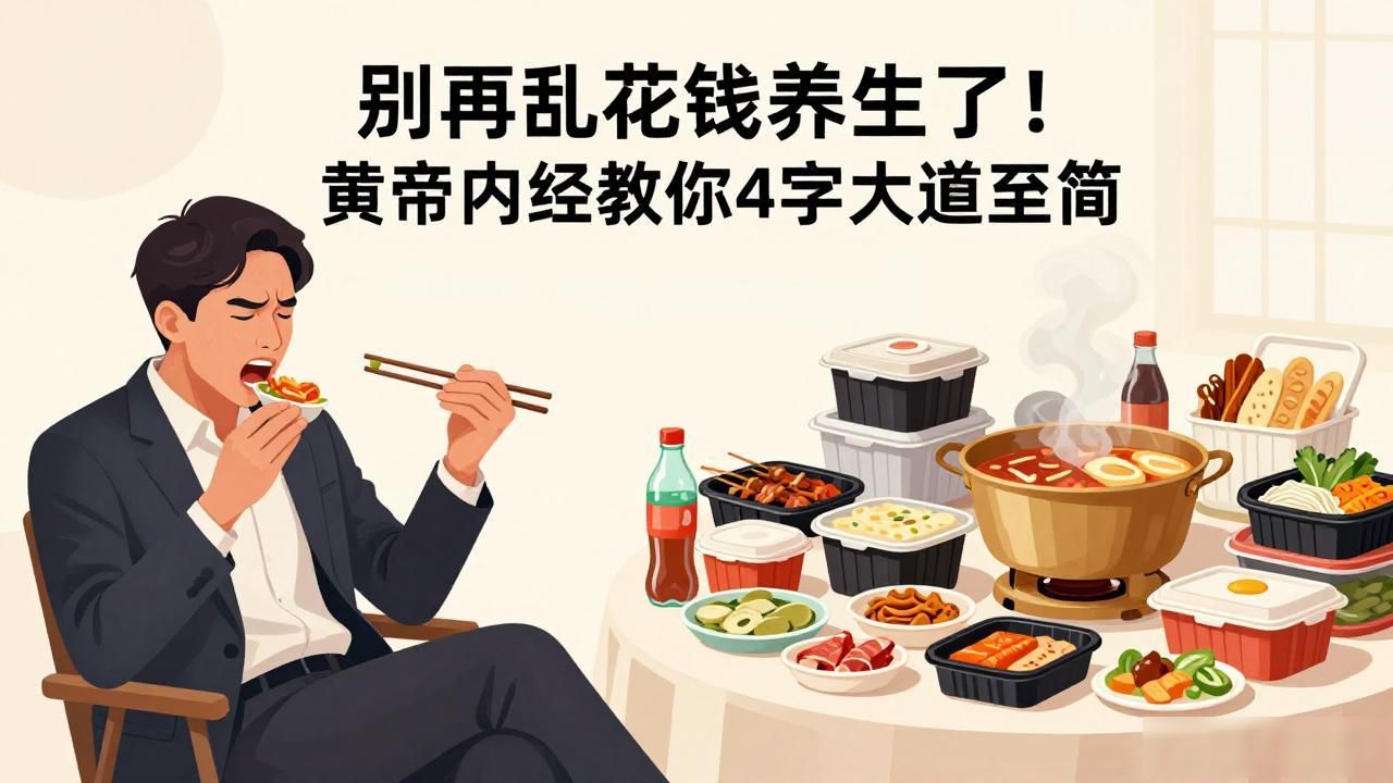 别再乱花钱养生了!黄帝内经教你4字大道至简
