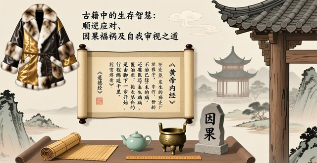 古籍中的生存智慧:顺逆应对、因果福祸及自我审视之道