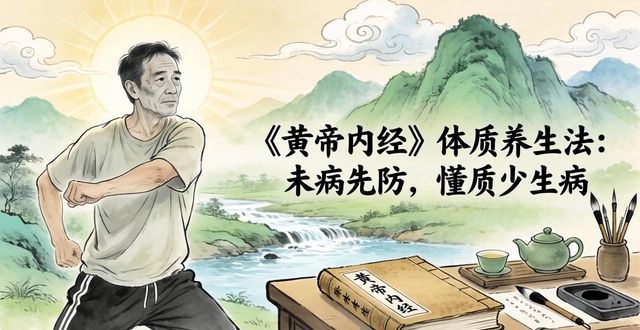 黄帝内经体质养生法:未病先防,懂体质少生病