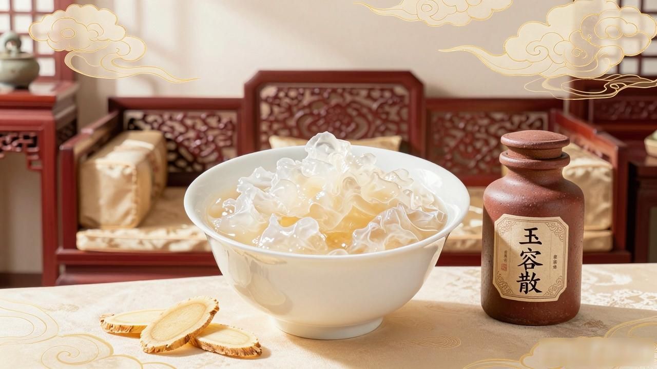 慈禧不老秘方:中药全身美白配方,人参噙化养出瓷肌