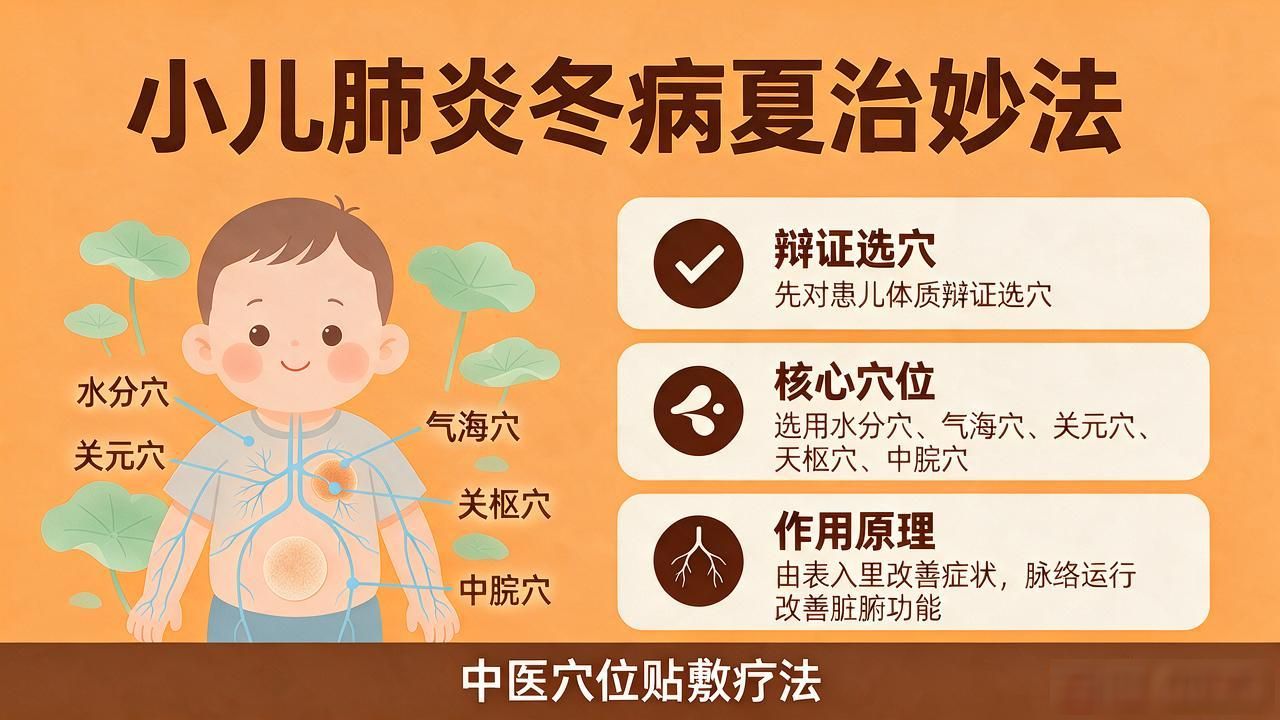 小儿肺炎防治妙法,冬病夏治中药配方大揭秘