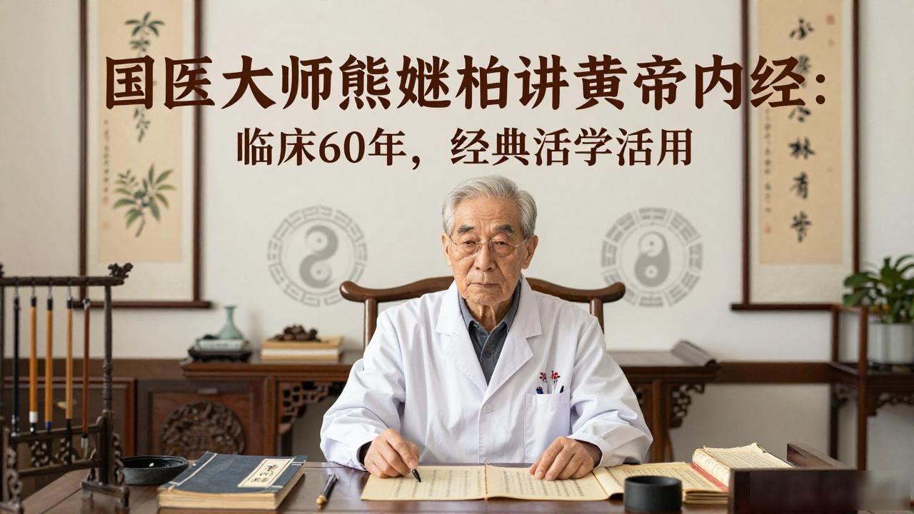 国医大师熊继柏讲黄帝内经:临床60年,经典活学活用