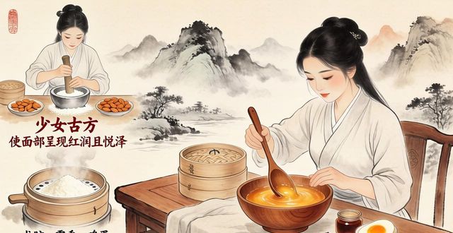 中医古方揭秘:去皱美白的少女膏与红玉膏配方大公开