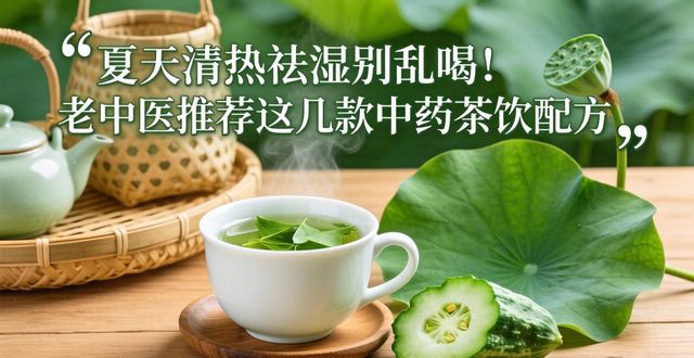 夏天清热祛湿别乱喝!老中医推荐这几款中药茶饮配方