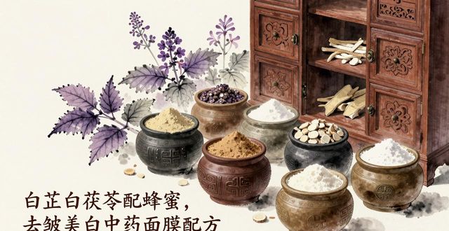 白芷白茯苓配蜂蜜,去皱美白中药面膜配方
