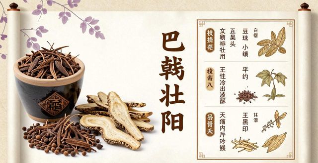 菟丝子配巴戟天，补肾壮阳的中药配方