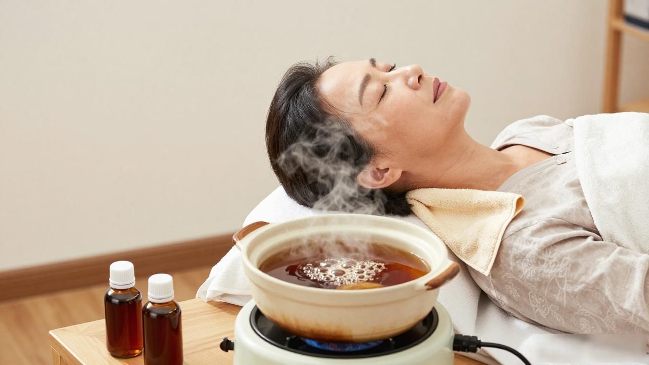 52岁颈椎病患者求中药熏蒸配方，缓解颈肩疼痛