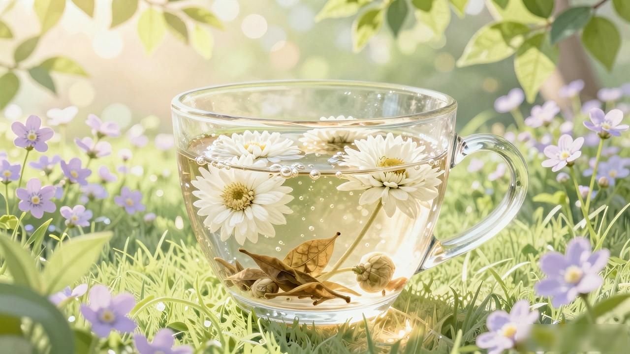 春季养肝明目花草茶配方,疏肝理气美容养颜