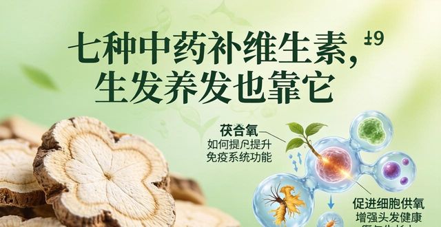 七种中药补维生素，生发养发也靠它