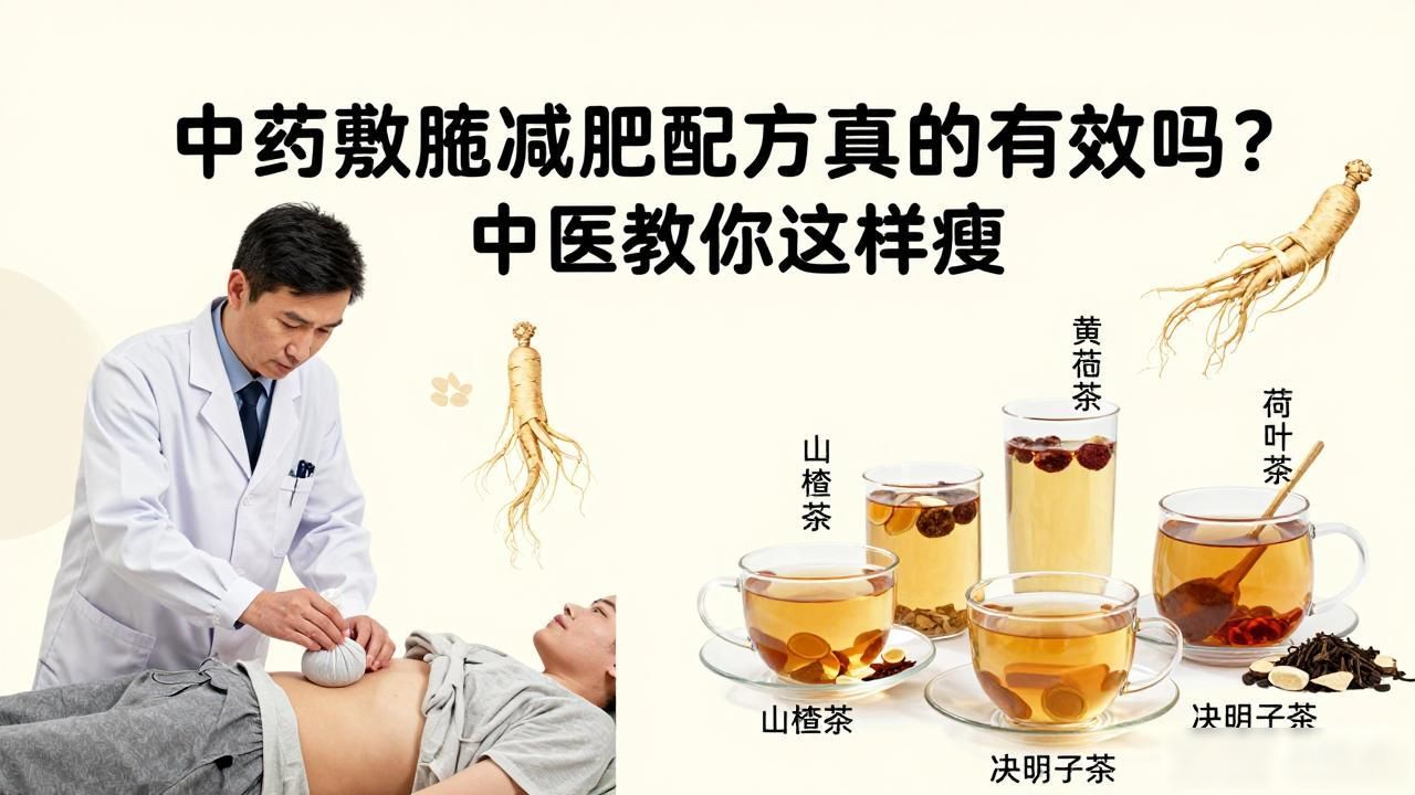 中药敷脐减肥配方真的有效吗?中医教你这样瘦