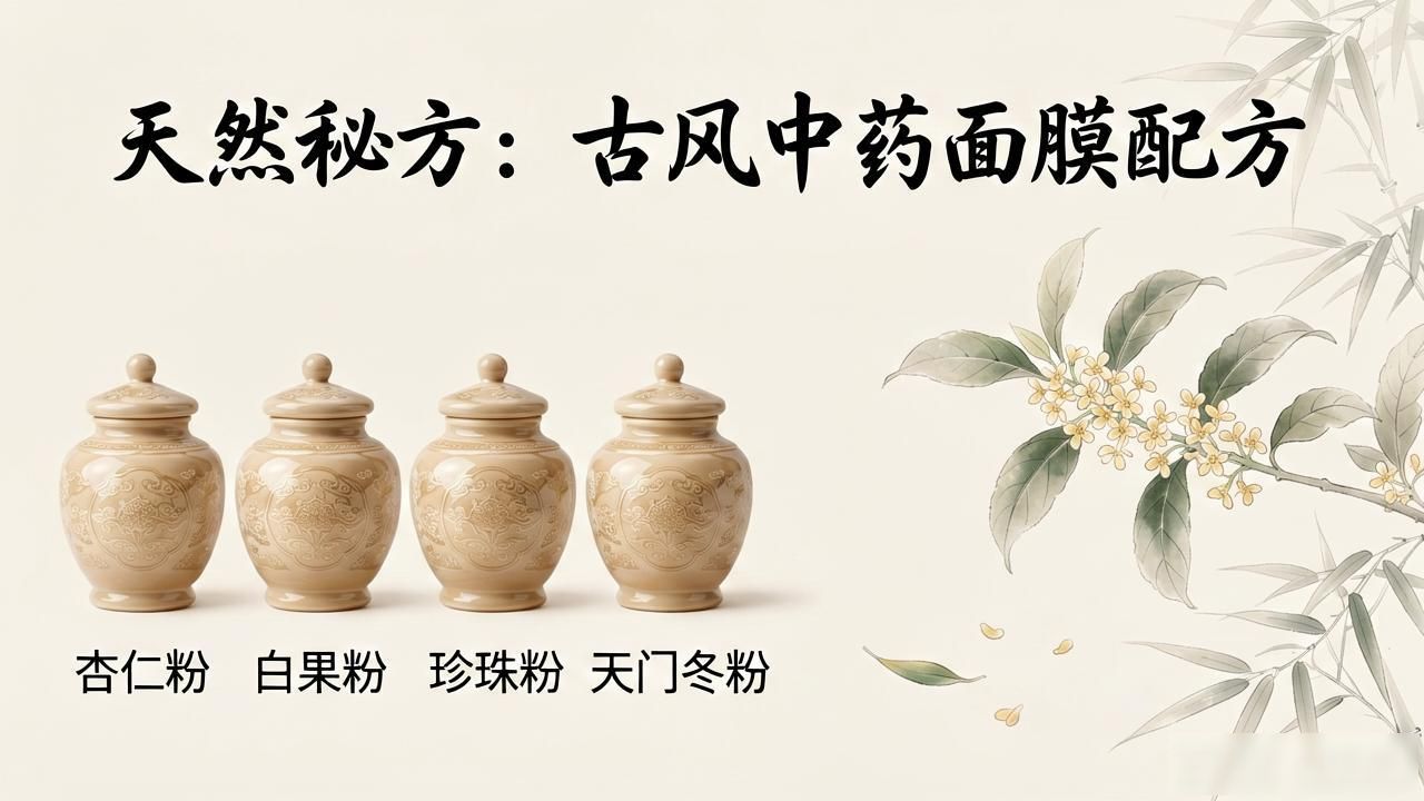 中药面膜配方大全,紧致肌肤的天然秘方
