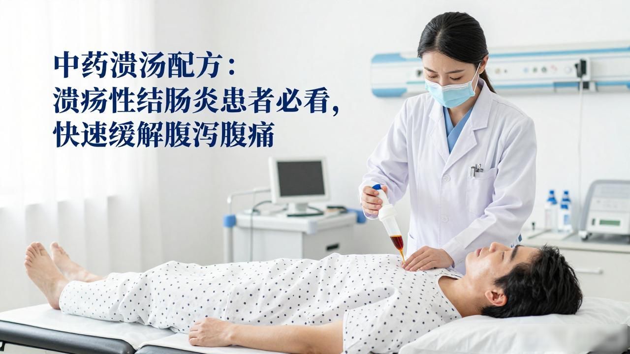 中药灌肠配方大全:溃疡性结肠炎患者必看,快速缓解腹泻腹痛