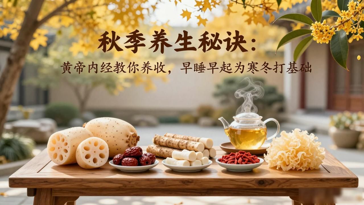秋季养生秘诀：黄帝内经教你养收，早睡早起为寒冬打基础