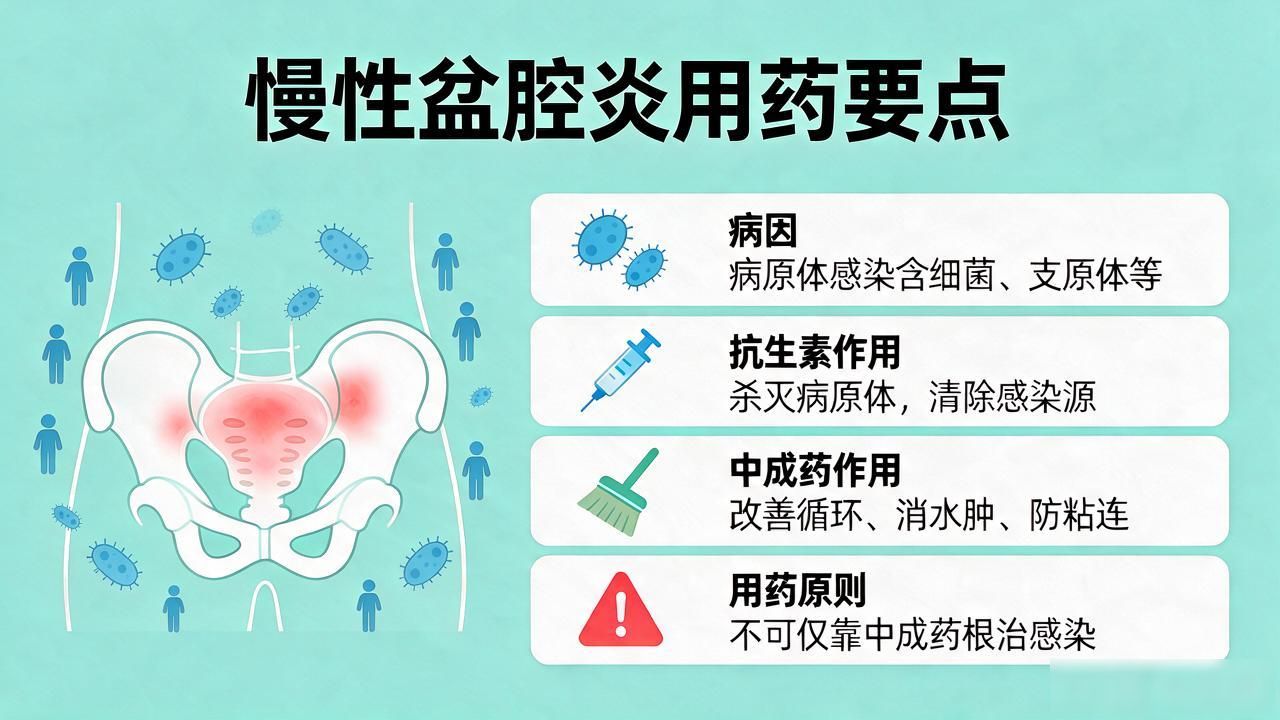 中药灌肠配方大全：慢性盆腔炎清热化瘀中成药推荐