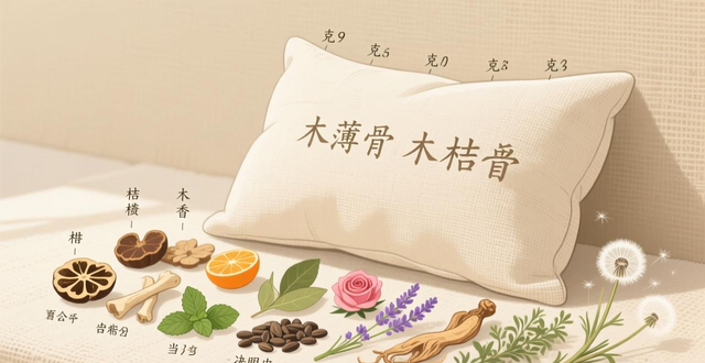 能改善睡眠的中草药枕芯配方,含枳壳决明子等药材