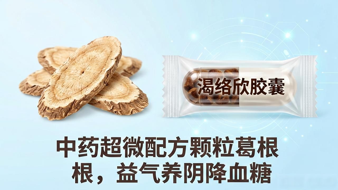 中药超微配方颗粒葛根,益气养阴降血糖