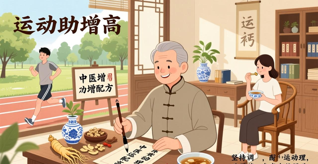 想增高?中医增高配方+运动补钙,助你摆脱身高困扰