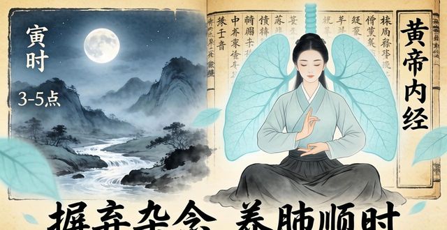 寅时养生遵循黄帝内经,深度睡眠养肺益气,顺时调理身体