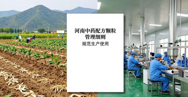 河南中药配方颗粒管理细则,规范生产使用
