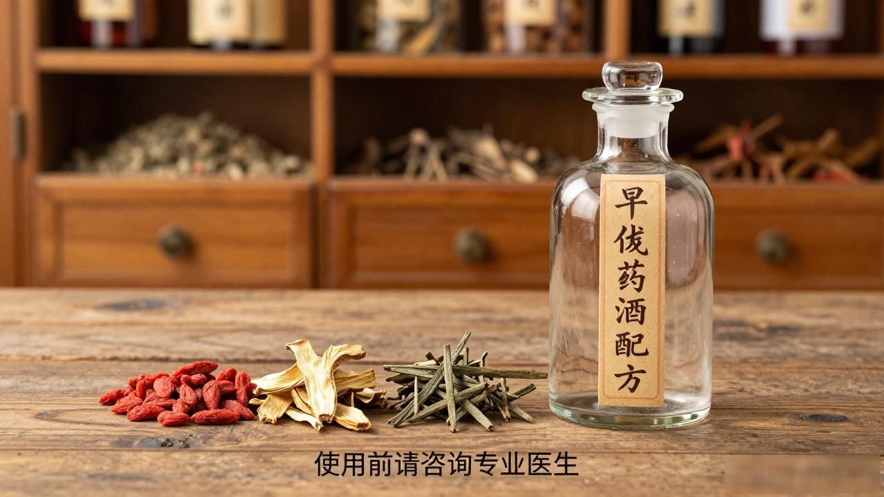 早泄中药酒配方,补肾固精外用擦剂
