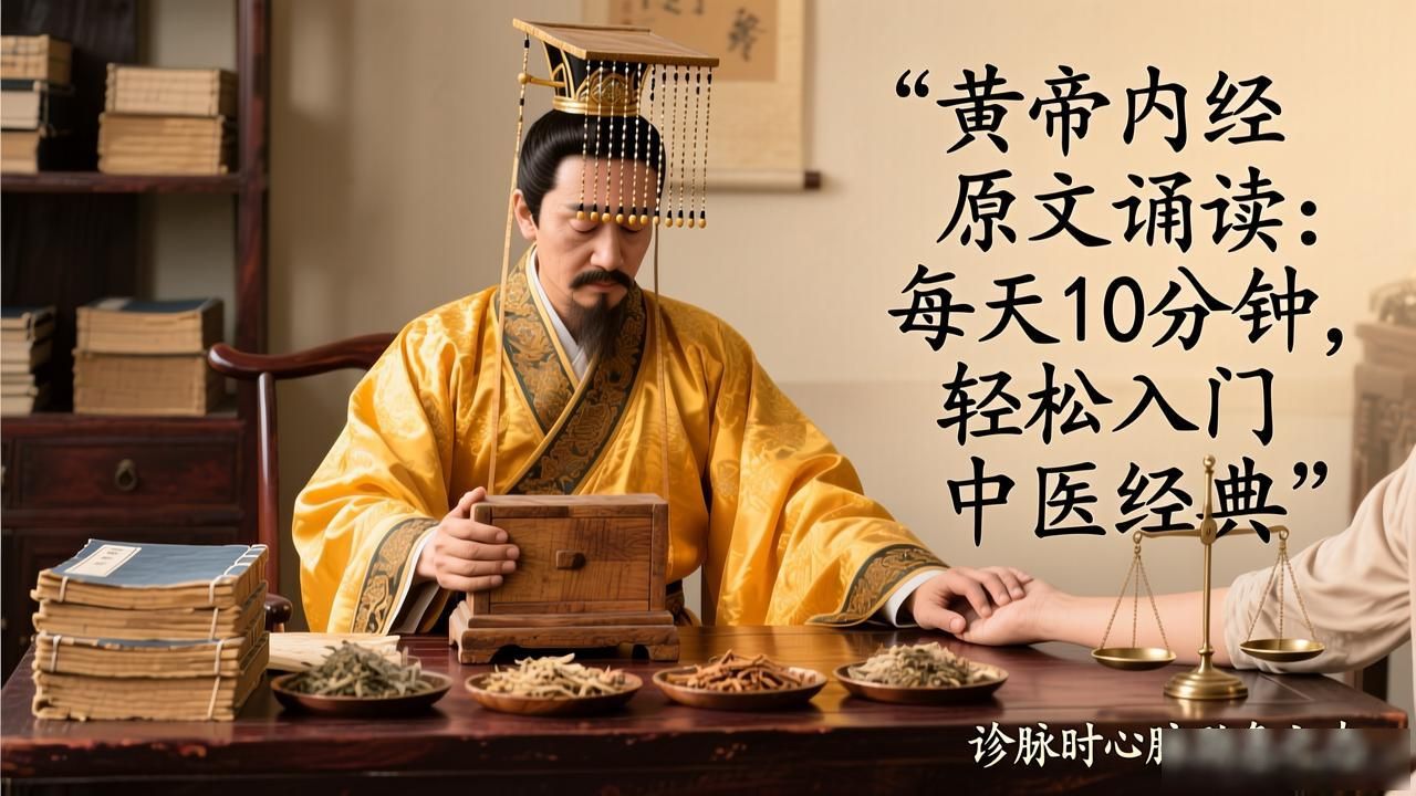 黄帝内经原文诵读:每天10分钟,轻松入门中医经典