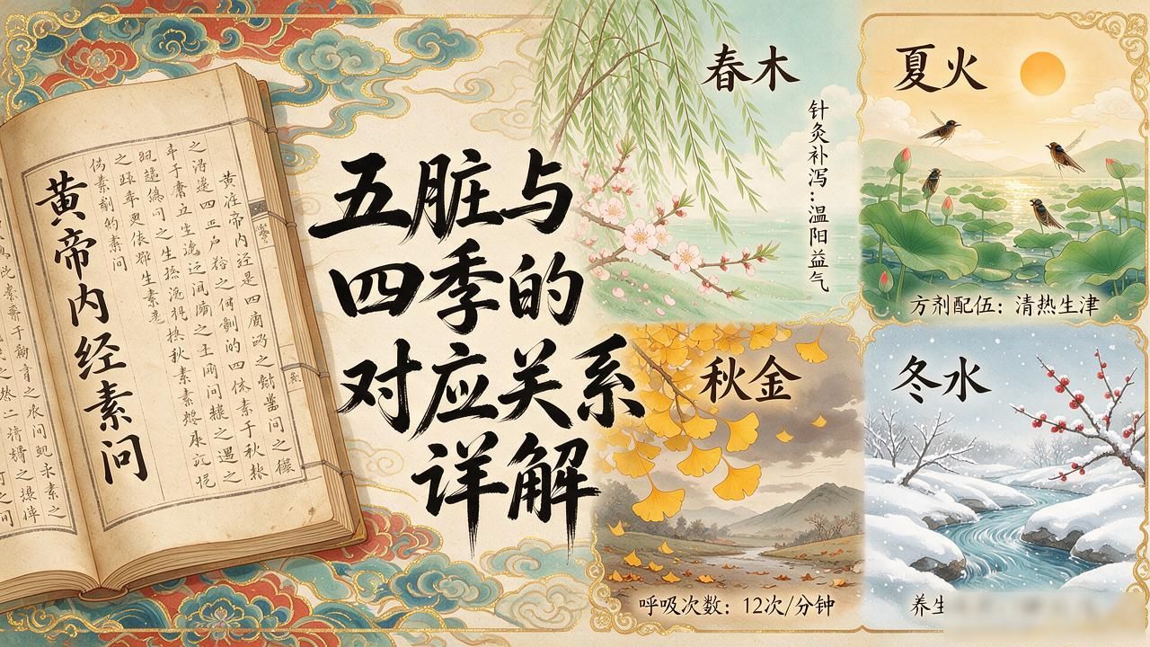 黄帝内经素问：五脏与四季的对应关系详解