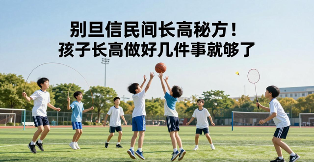 别迷信民间长高秘方!孩子长高做好这几件事就够了