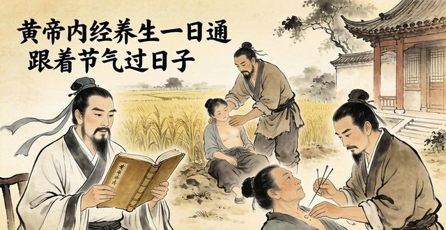 黄帝内经养生一日通 跟着节气过日子