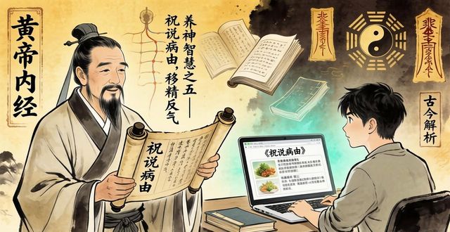 黄帝内经养神智慧之五:祝说病由,移精变气的古今解析