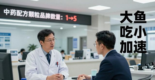 中药配方颗粒市场洗牌 大鱼吃小鱼加速