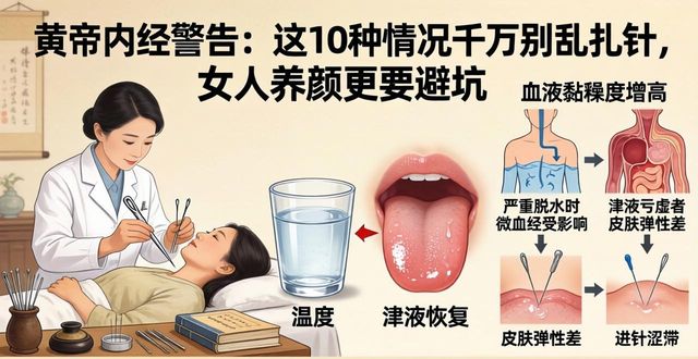 黄帝内经警告:这10种情况千万别乱扎针,女人养颜更要避坑