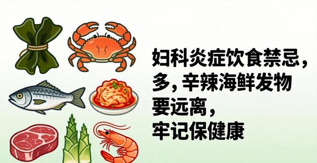 妇科炎症饮食禁忌多,辛辣海鲜发物要远离,牢记保健康