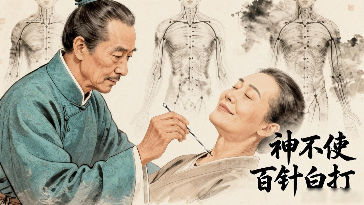 黄帝内经灵枢白话文:针刺无效?先调神,神不使百针白打