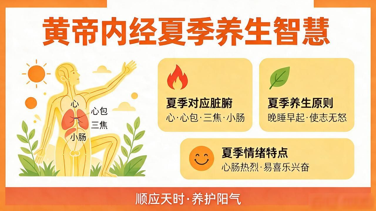 夏季养生诀窍:晚睡早起别发怒,黄帝内经教你顺应天时