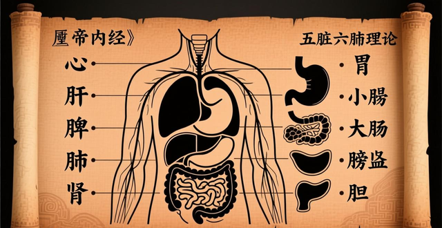 黄帝内经:中医奠基之作,包含五行、阴阳及五脏六腑理论