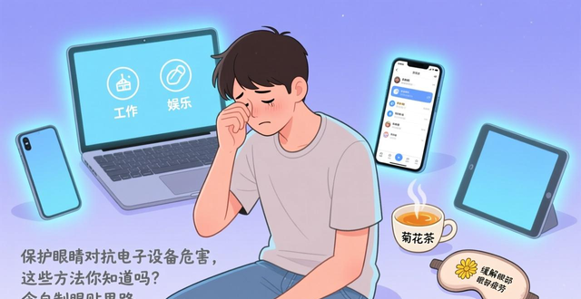 保护眼睛对抗电子设备危害，这些方法你知道吗？含自制眼贴思路