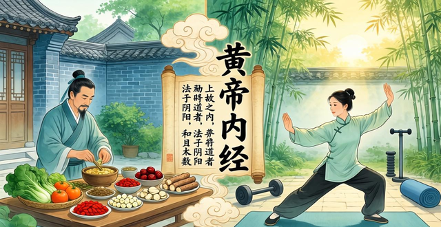 黄帝内经养生之道全解析：饮食、运动、精神、环境养生法