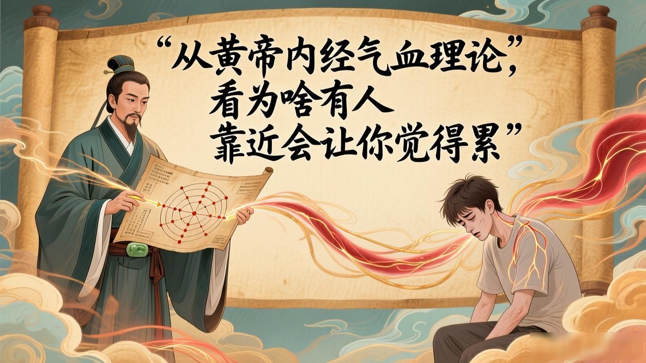 从黄帝内经气血理论,看为啥有人靠近会让你觉得累