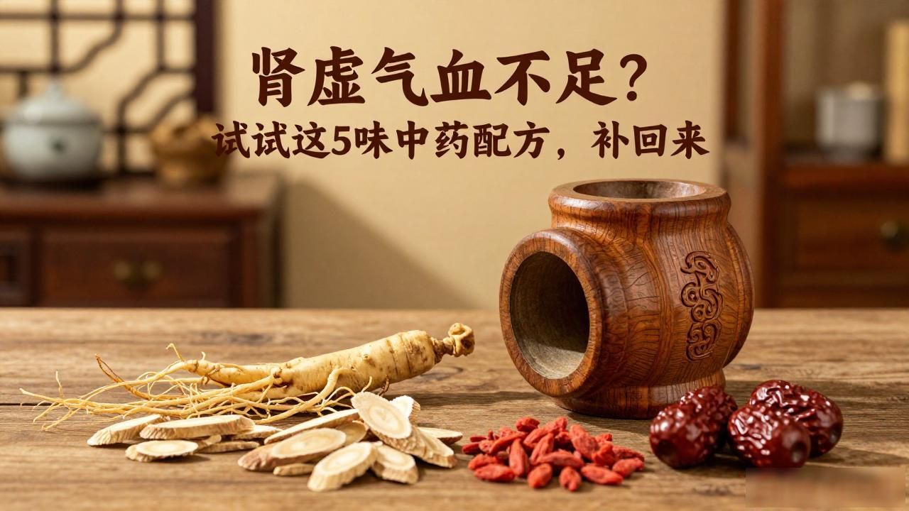 肾虚气血不足?试试这5味中药配方,补回来