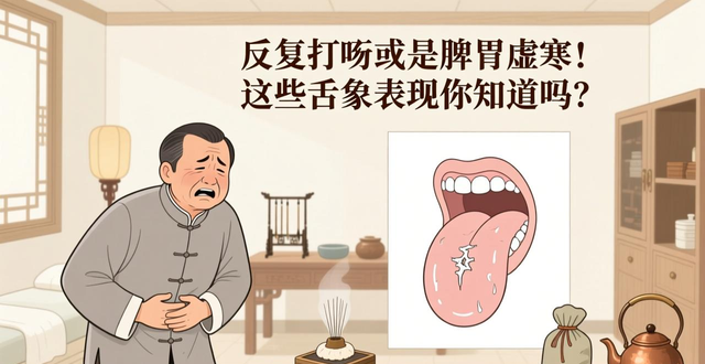 反复打嗝或是脾胃虚寒！这些舌象表现你知道吗？