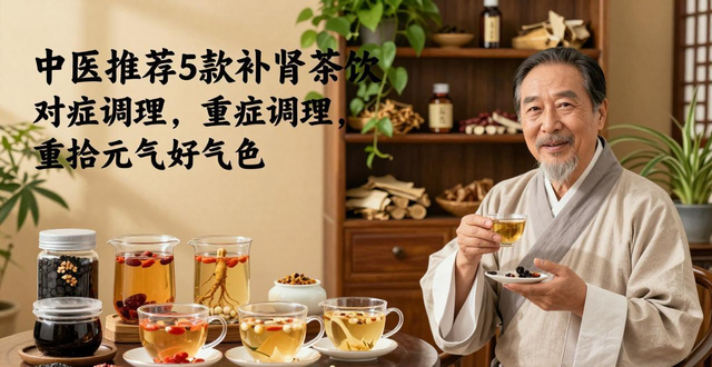 中医推荐5款补肾茶饮,对症调理,重拾元气好气色