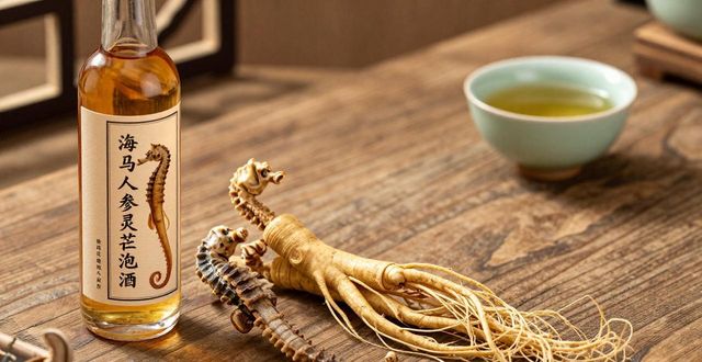 海马人参灵芝泡酒功效与好处,养生酒配方必看